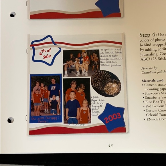 Creative Memories Fast Formulas Idea Book - Picture 6 of 6